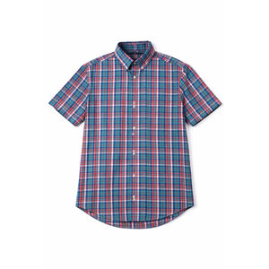 Vintage JC Penney Towncraft Plaid Button Down Shirt XL Short Sleeve Preppy